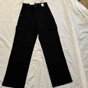 NWT Judy Blue High Waist Cargo Wide Leg Jeans Sz 28